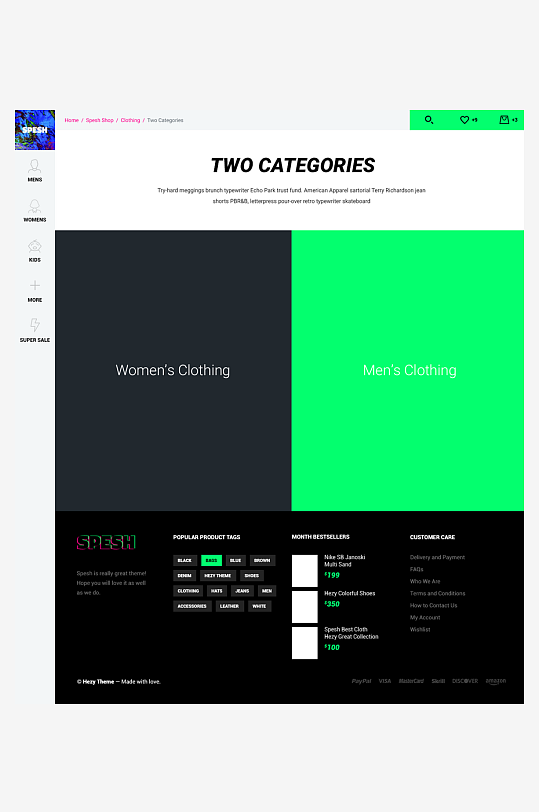 创意网页网站宣传首页模版设计-众图网
