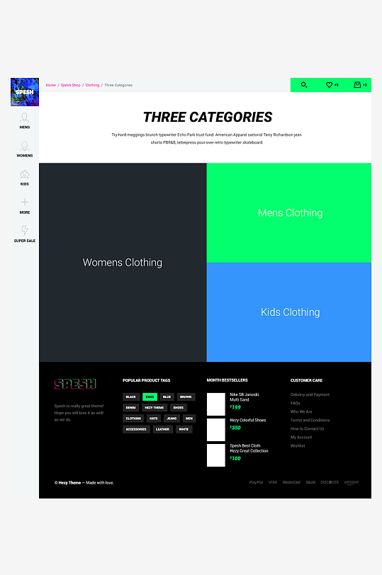 创意网页网站宣传首页模版设计-众图网