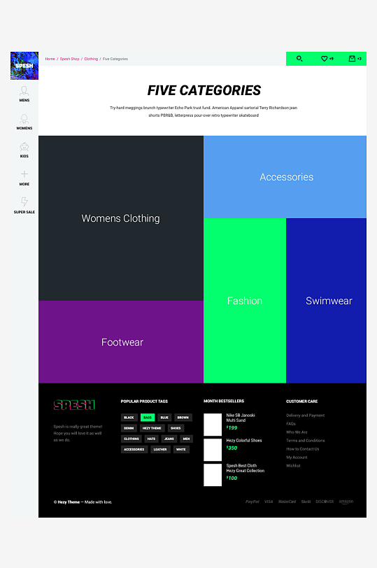 创意网页网站宣传首页模版设计-众图网