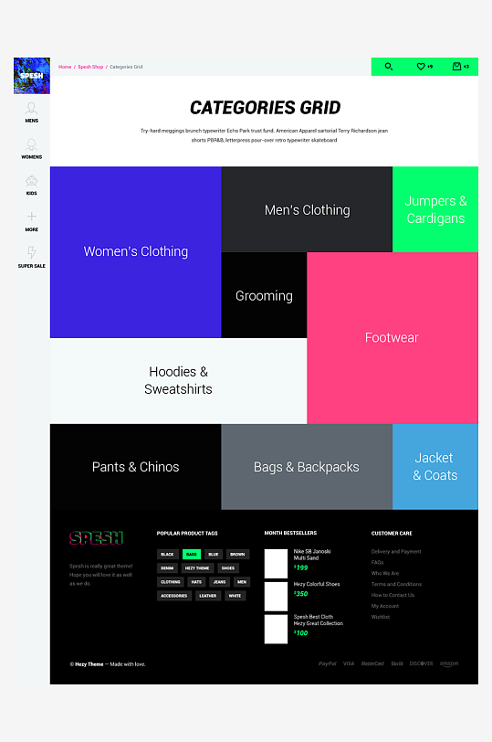 创意网页网站宣传首页模版设计-众图网