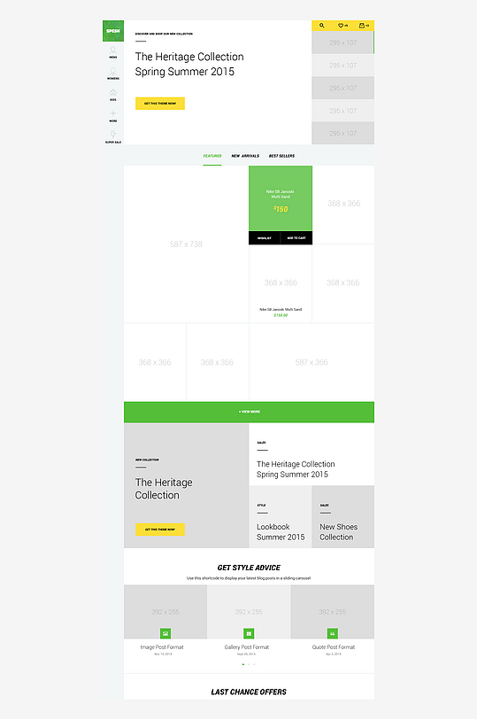 创意网页网站宣传首页模版设计-众图网