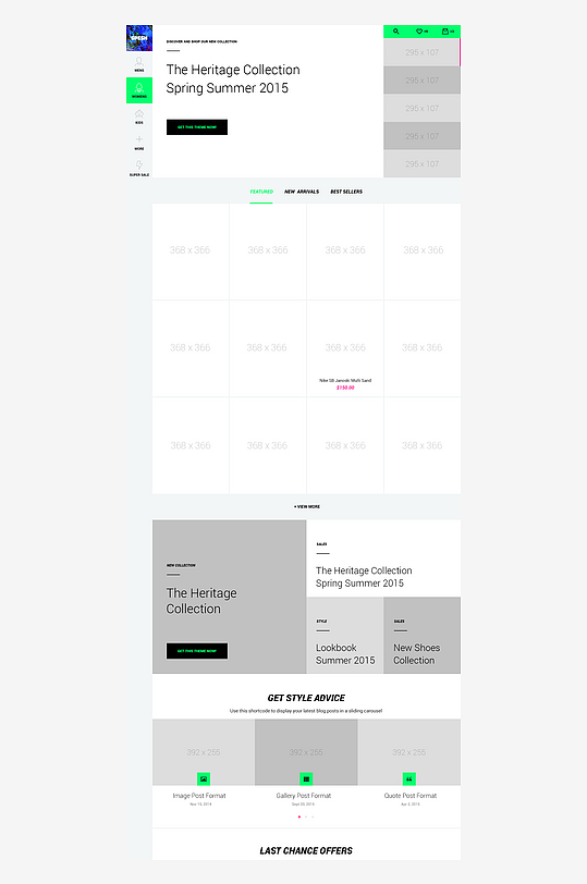 创意网页网站宣传首页模版设计-众图网