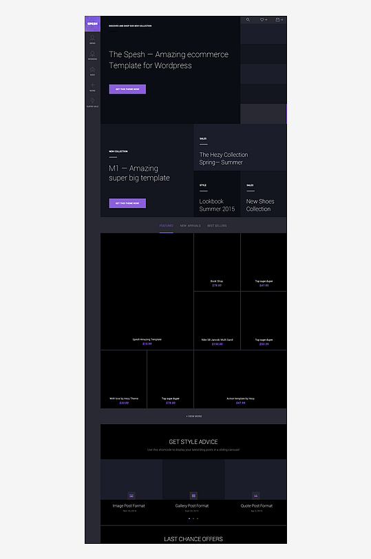 创意网页网站宣传首页模版设计-众图网