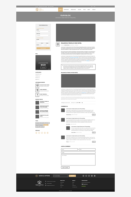 网页页面模版网站宣传首页模版设计-众图网
