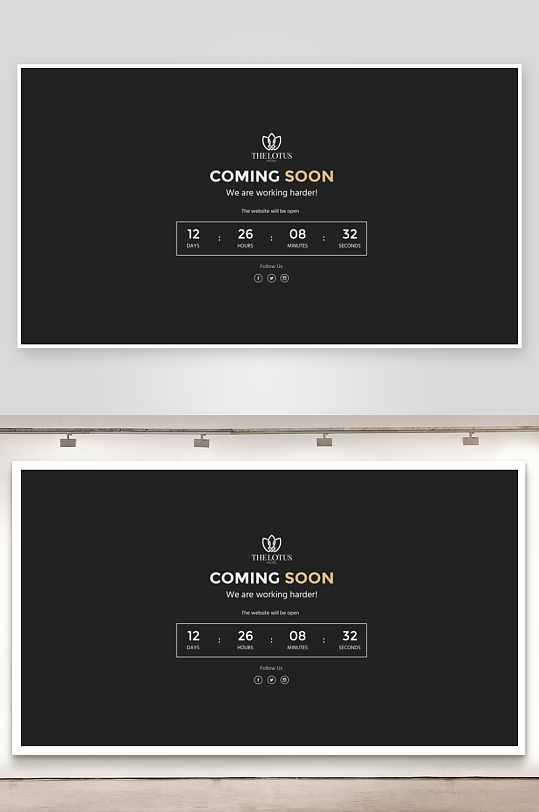 网页页面模版网站宣传首页模版-众图网
