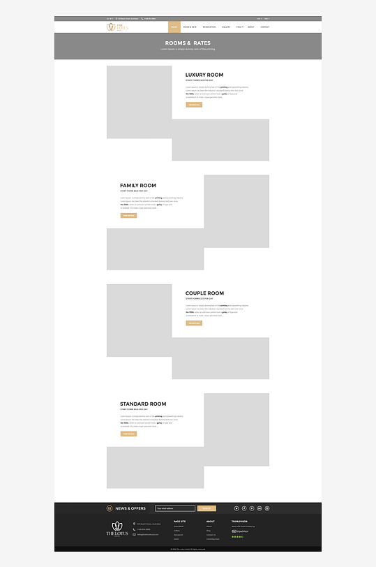 网页页面模版网站宣传首页模版-众图网