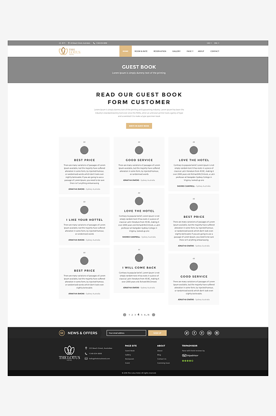 宣传网页页面模版网站宣传首页模版-众图网