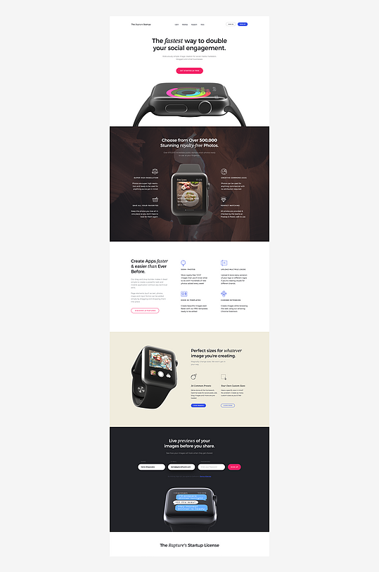 宣传网页页面模版网站宣传首页模版-众图网