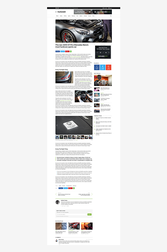 网页界面页面模版网站首页模版-众图网