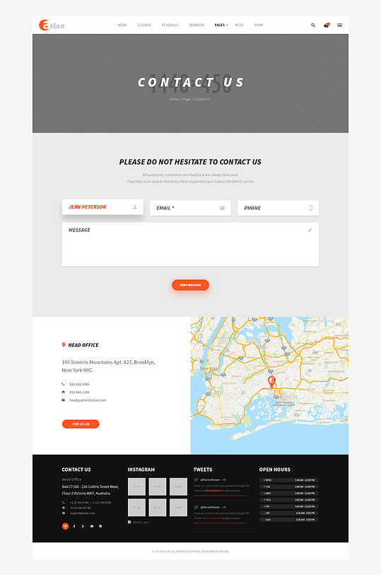 创意网页UI网站宣传模版设计-众图网