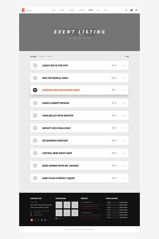 网页UI网站宣传模版设计-众图网