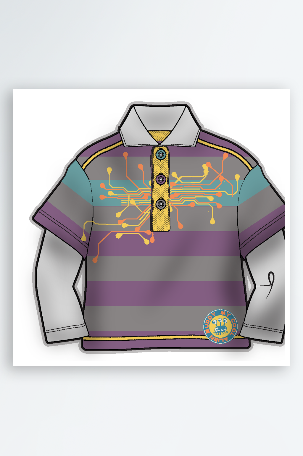 衣服上衣矢量设计素材素材