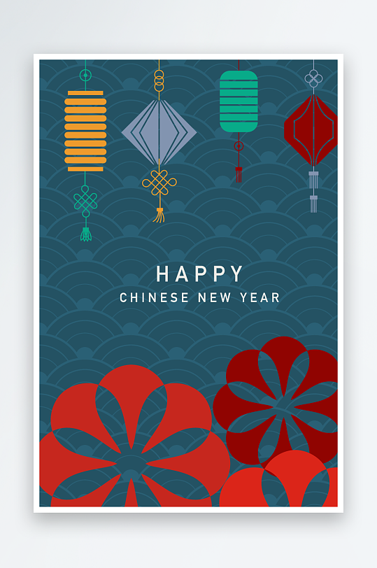 2025矢量蛇年海报模版