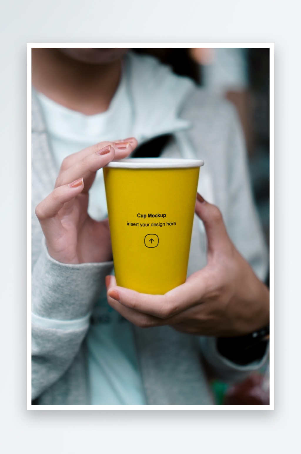 高端一次性纸杯水杯样机素材
