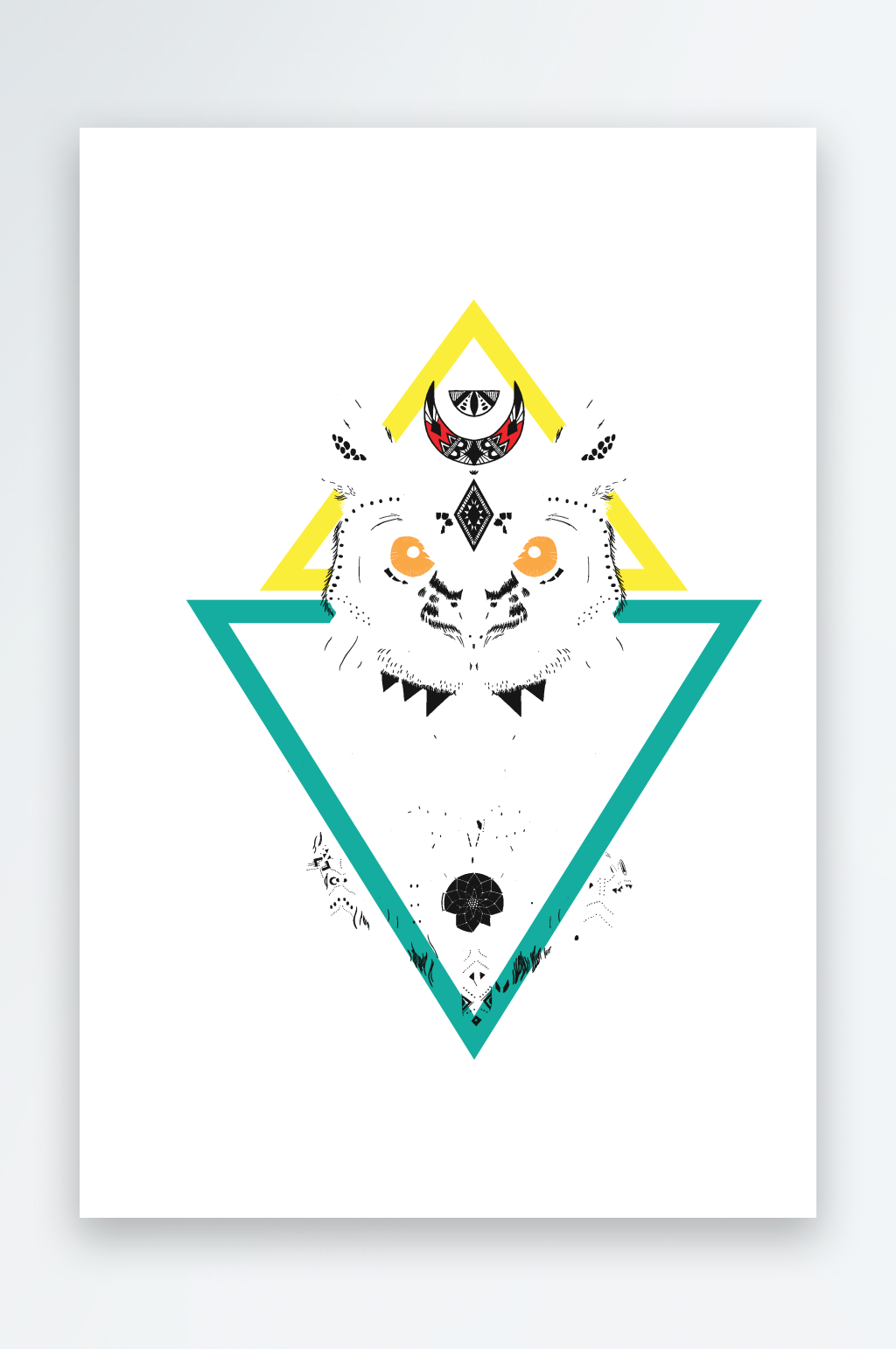 矢量动物插画素材素材