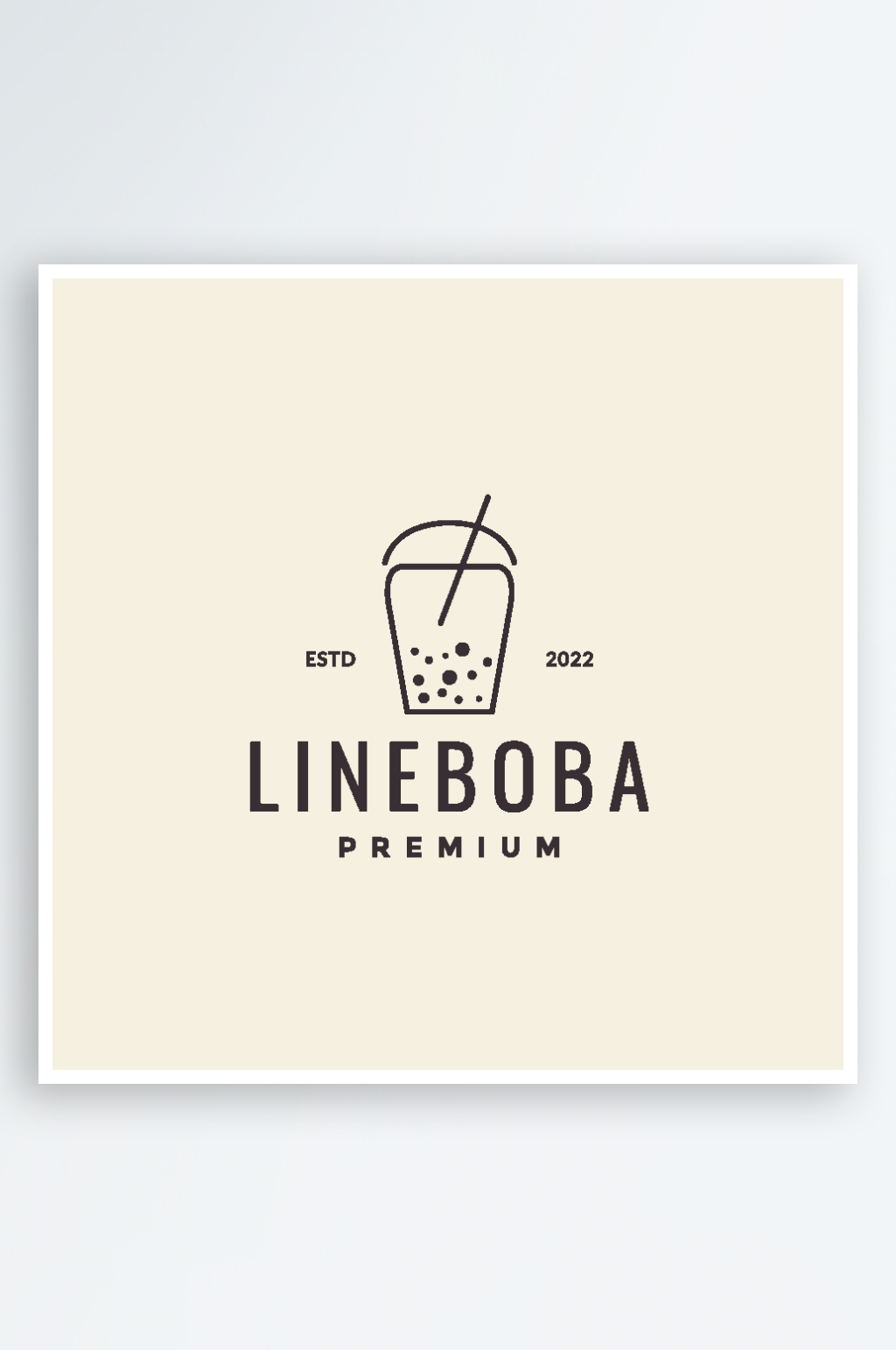 创意矢量奶茶饮品图标元素素材