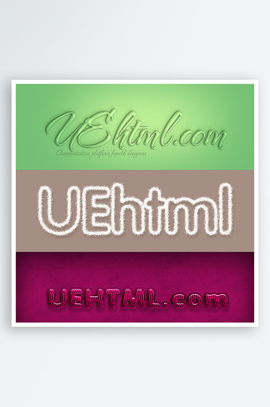 创意英文艺术字体设计素材-众图网