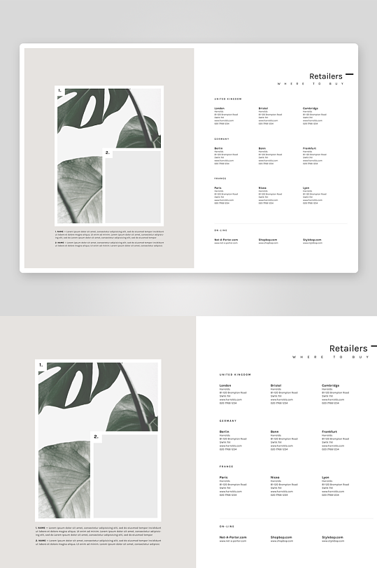 创意通用折页宣传页宣传单设计-众图网