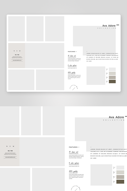创意通用折页宣传页宣传单设计-众图网