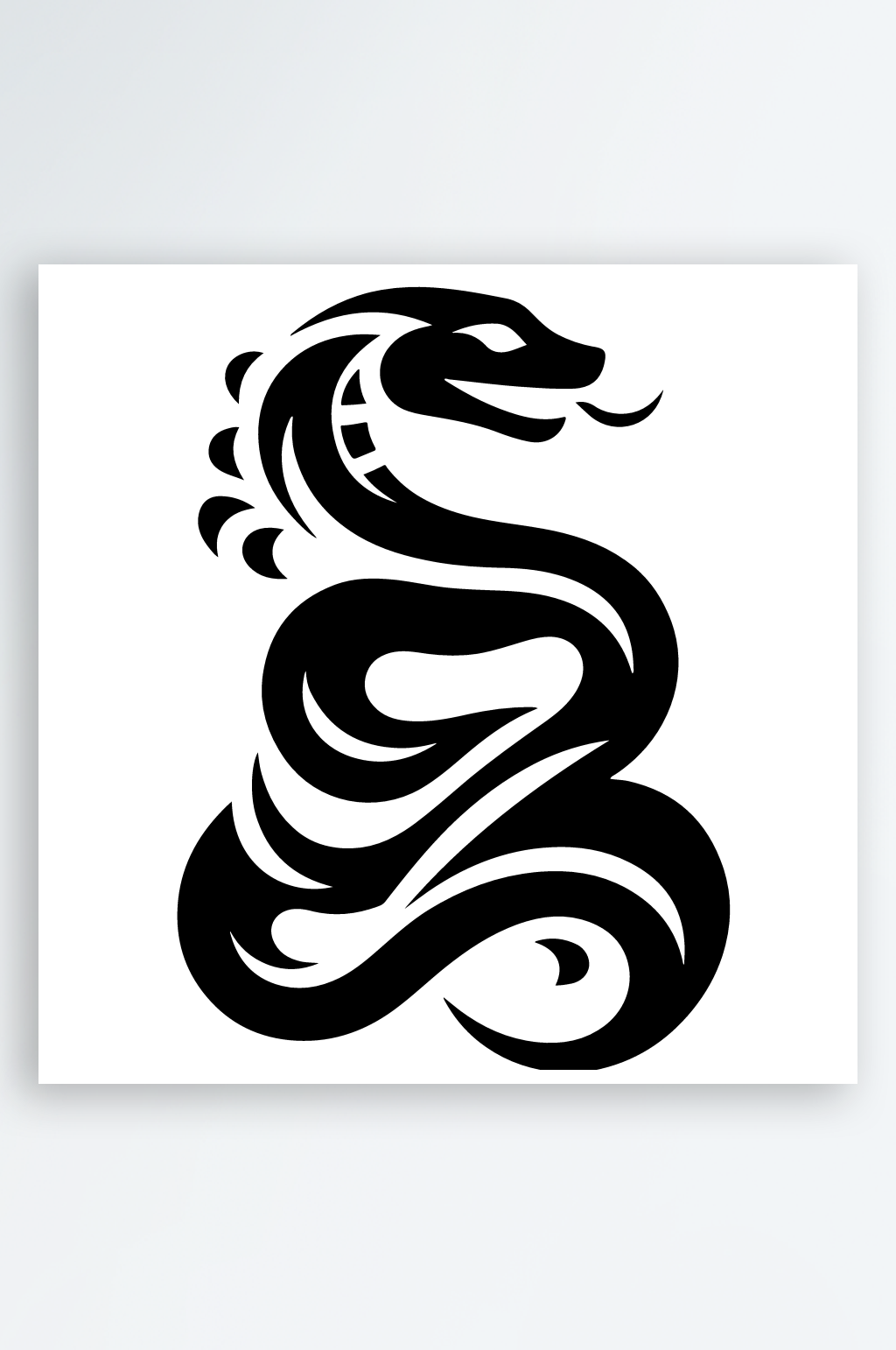 蛇年矢量蛇图标素材素材