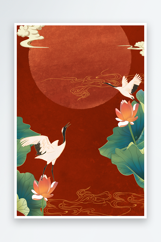 古風(fēng)海報(bào)背景素材