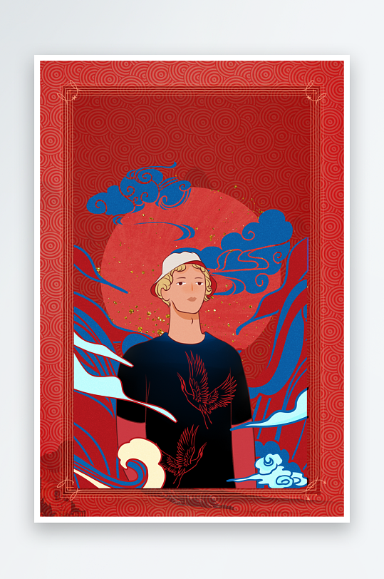 古風(fēng)中國(guó)風(fēng)海報(bào)背景素材