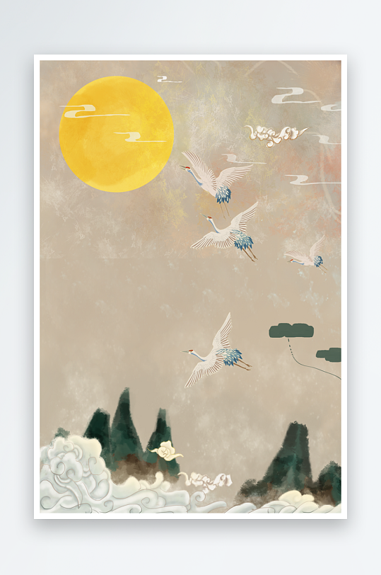 古風(fēng)中國風(fēng)海報(bào)背景素材