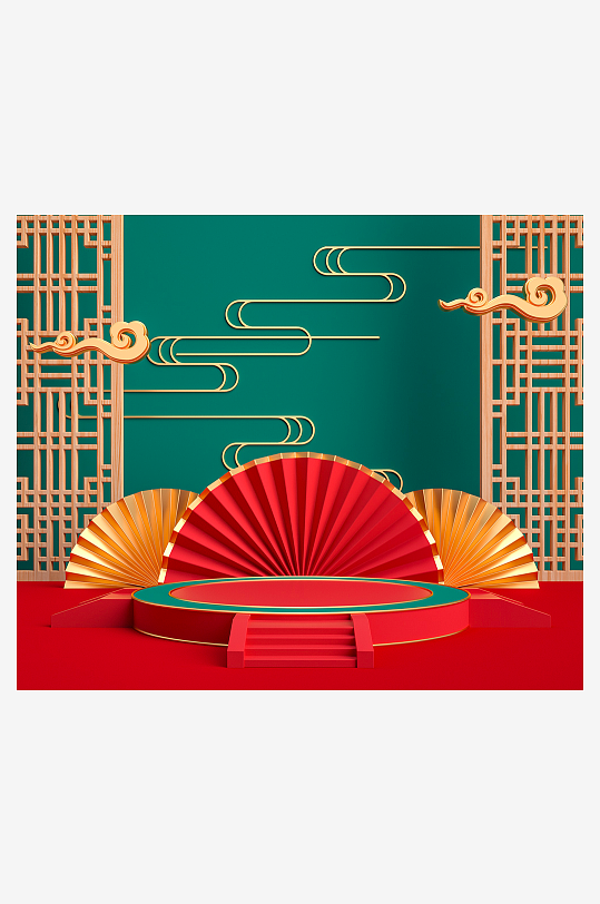 电商产品舞台展示图