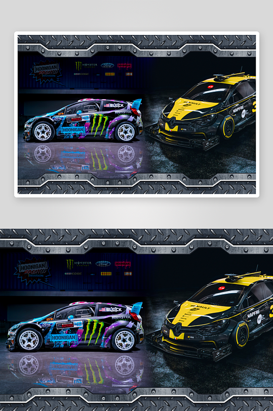 高清工装汽车装饰画-众图网