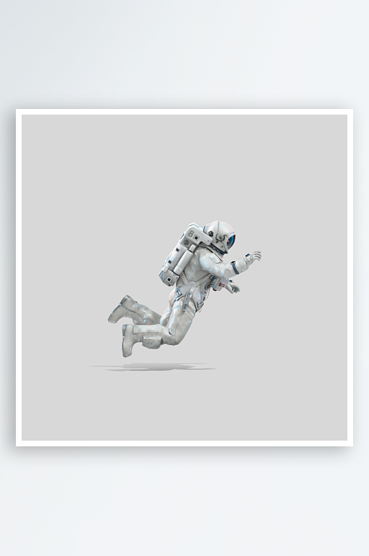 宇航员模型设计图-众图网