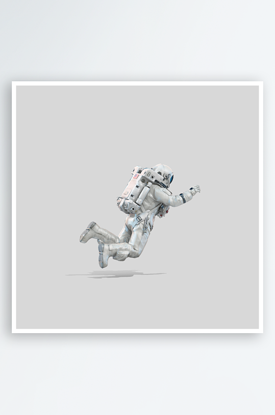 宇航员模型设计图-众图网