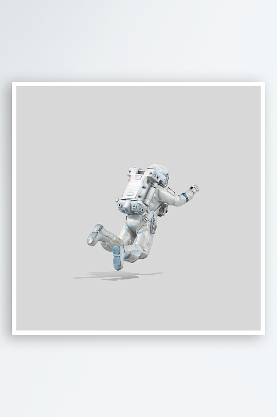 宇航员模型设计图-众图网