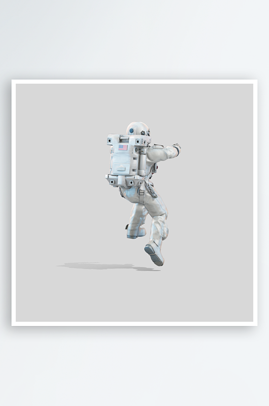 宇航员模型设计图-众图网