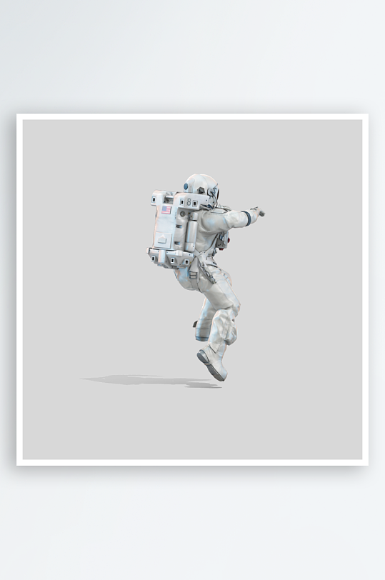 宇航员模型设计图-众图网