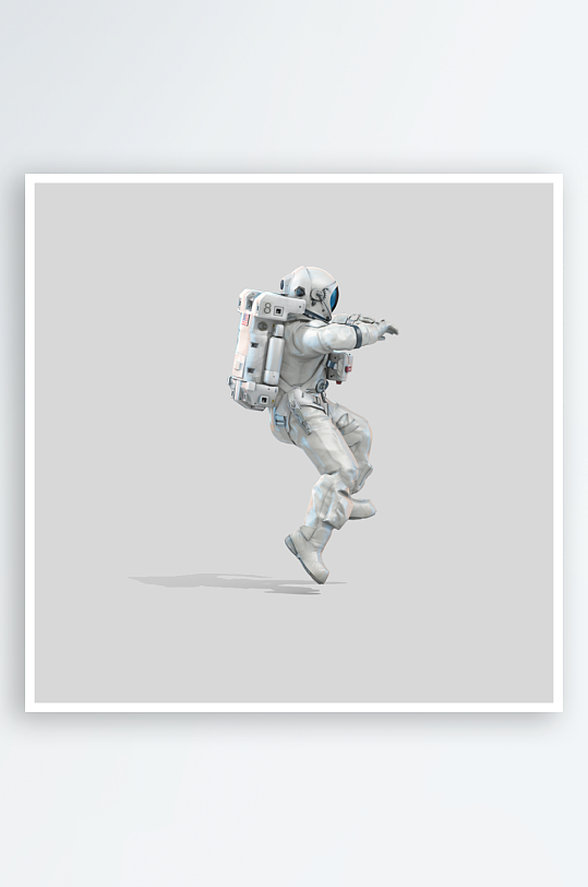 宇航员模型设计图-众图网