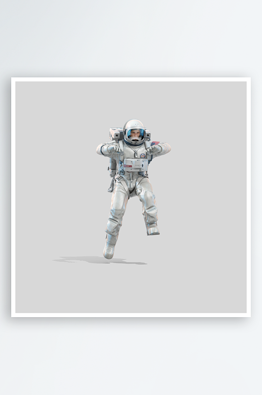 宇航员模型设计图-众图网