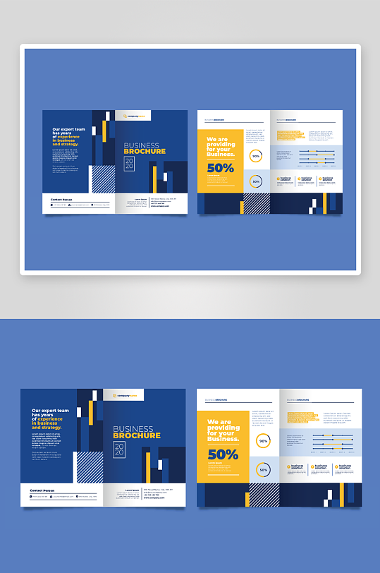 矢量商务册子模板-众图网