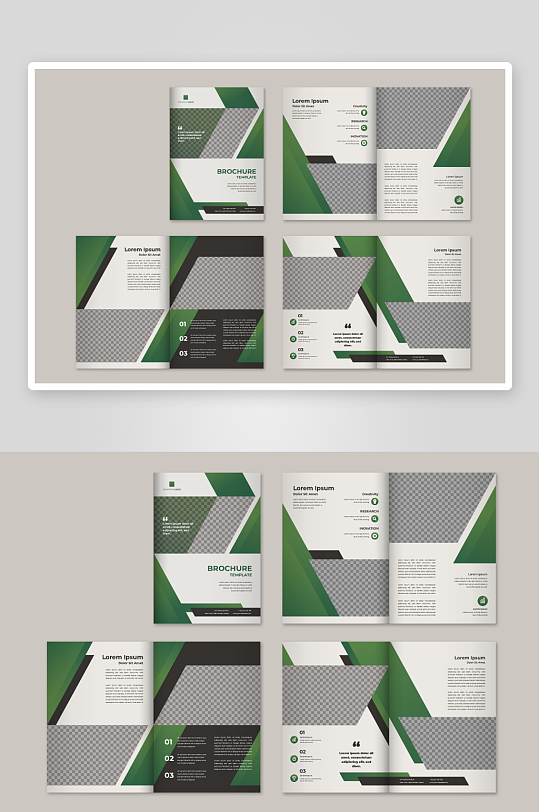 矢量商务册子模板-众图网