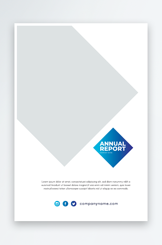 矢量商务册子模板-众图网