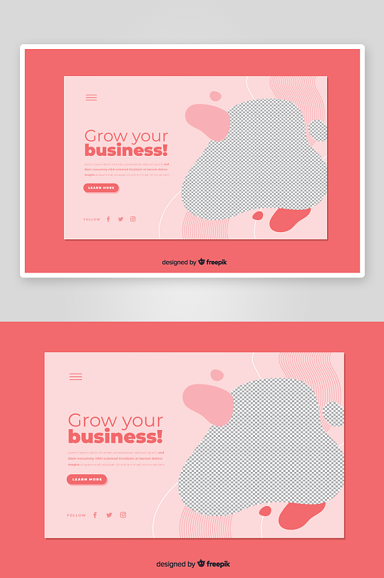 矢量商务册子模板-众图网