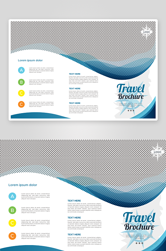 矢量商务册子模板-众图网