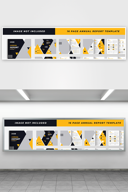 矢量商务册子模板-众图网