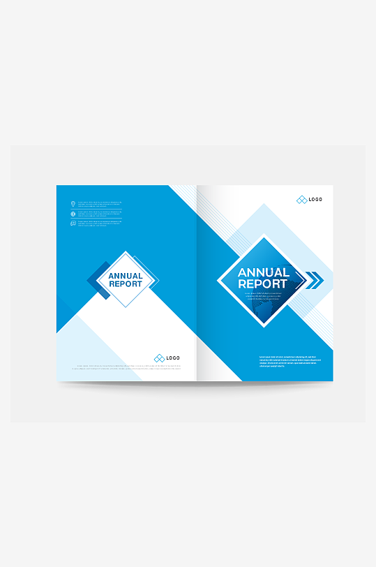 矢量商务册子模板-众图网