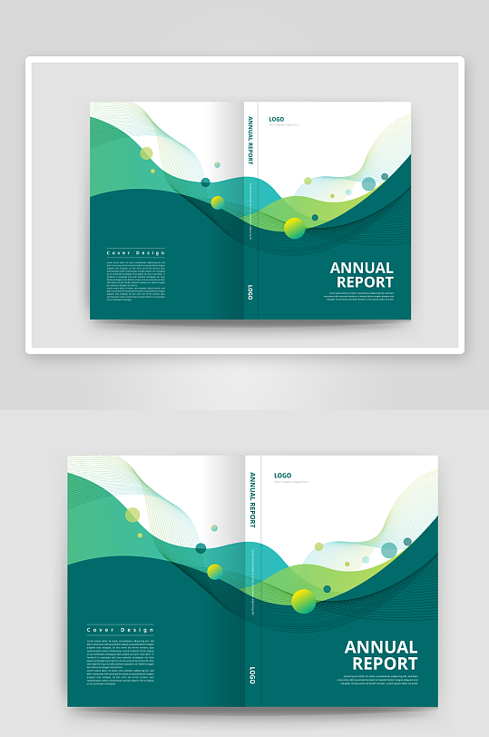 矢量商务册子模板-众图网