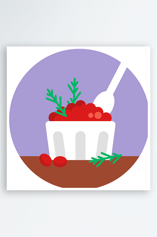 圣诞食品饮料图标设计素材-众图网