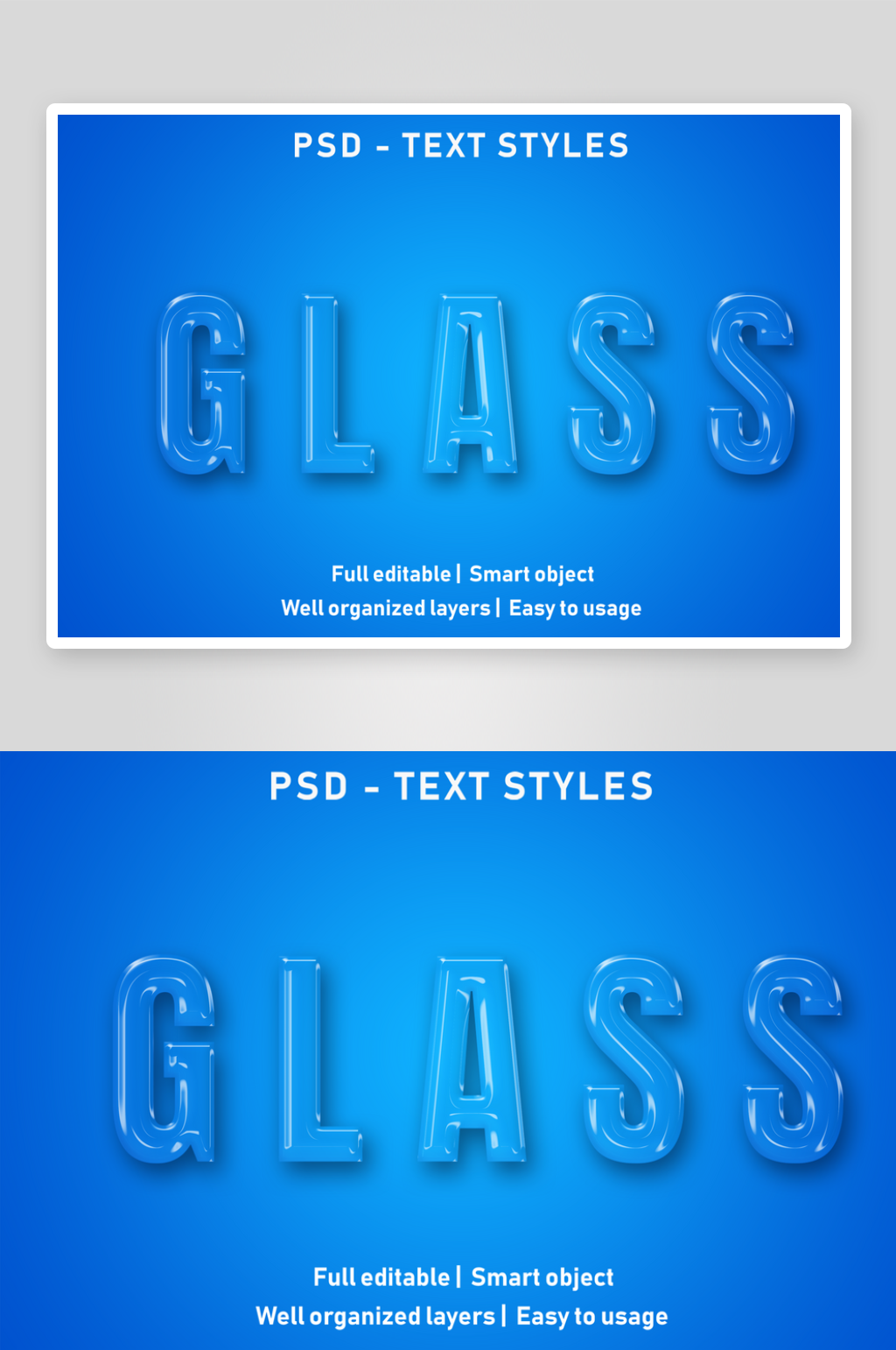 3D立体PSD艺术字效果素材