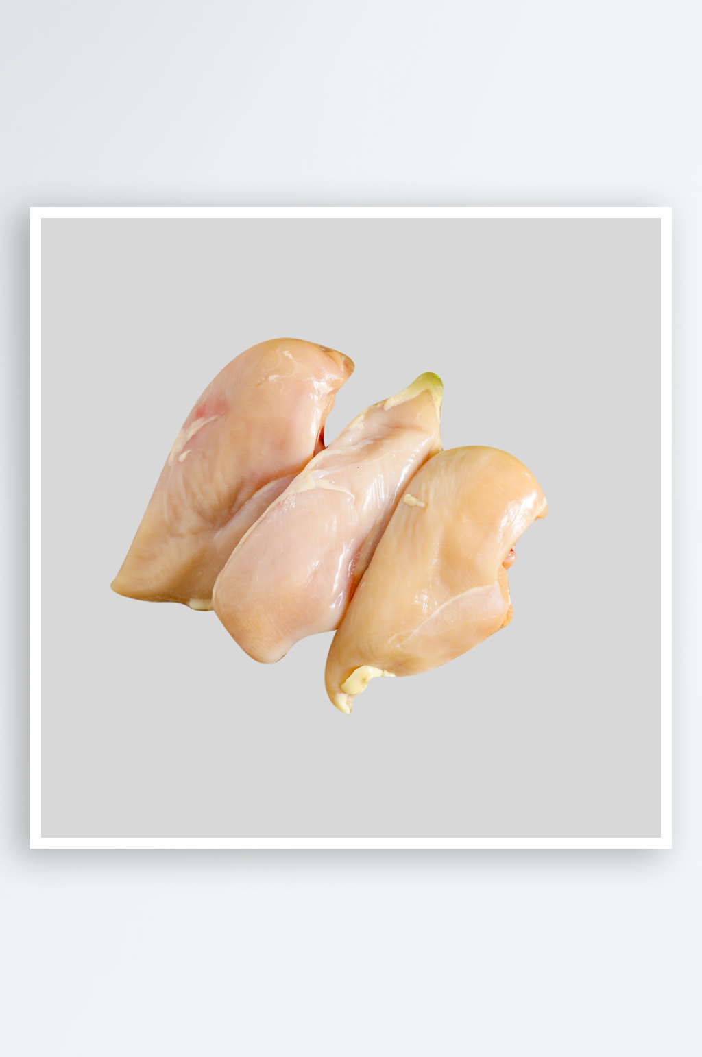 好吃的鸡胸肉透明元素素材