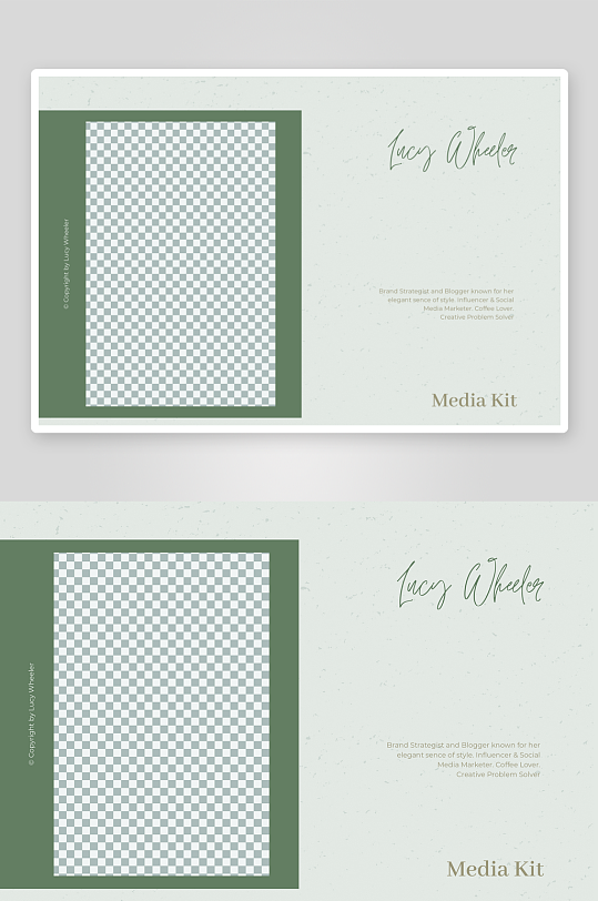 时尚简约多用途优雅品牌手册模版-众图网