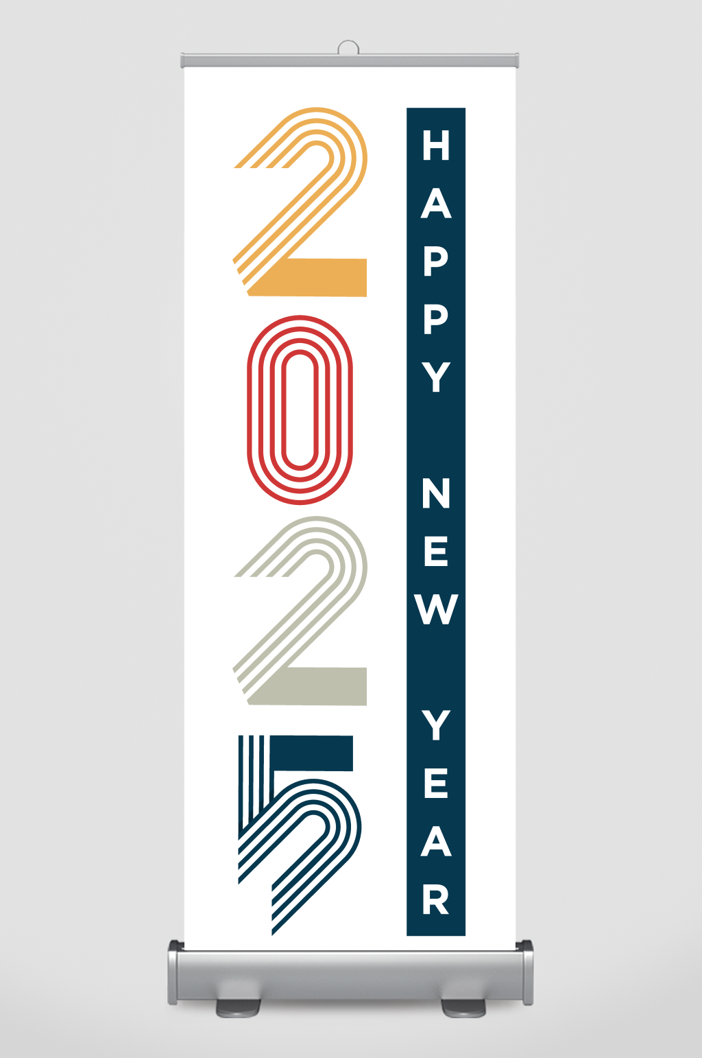 矢量2025新年艺术字素材