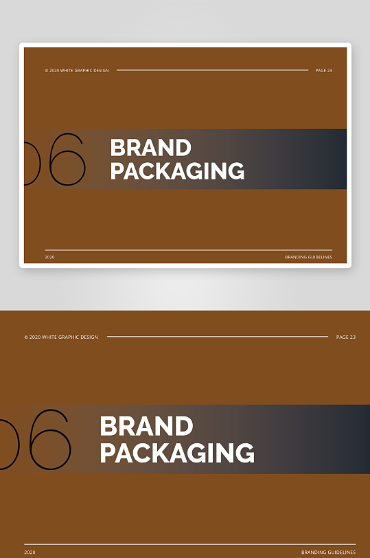 企业品牌指南手册画册模板-众图网